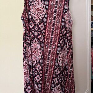 Dresss  Joe Boxer  Large   Red White Blue print